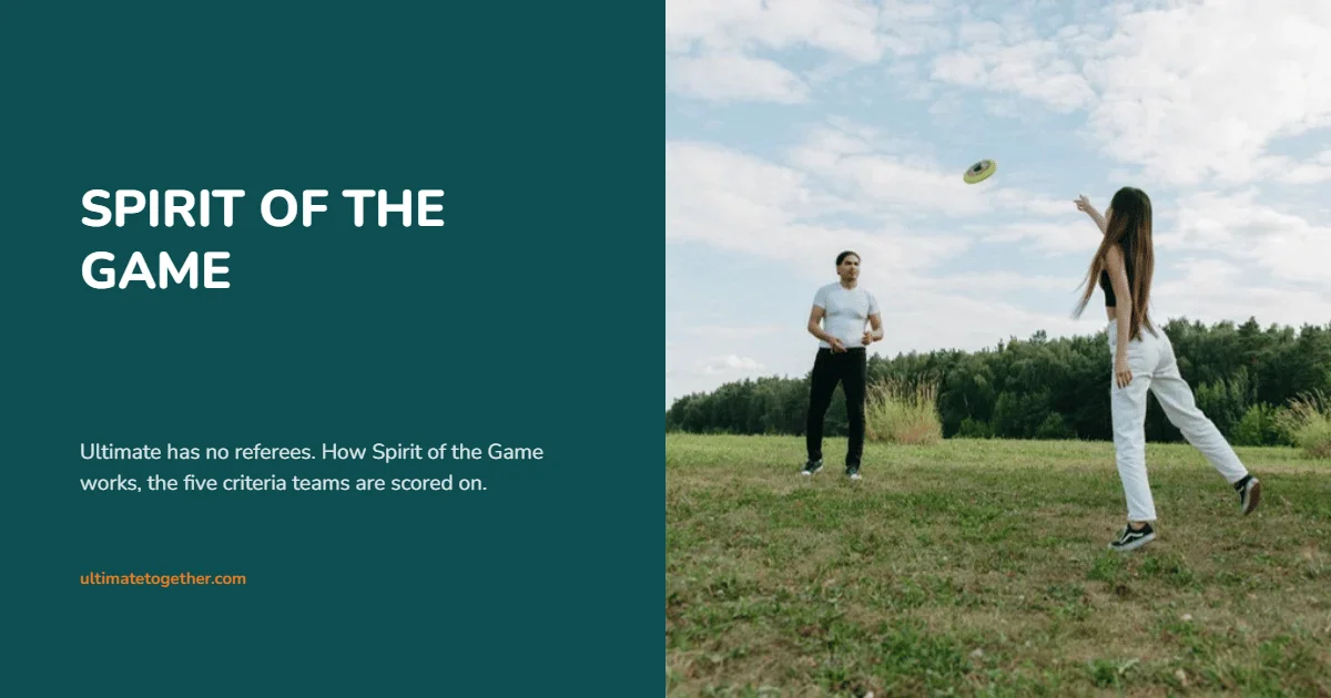 Spirit of the Game — Ultimate Together, beginner-friendly ultimate frisbee in the Howell and Brighton area