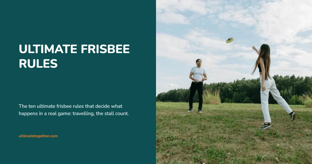 Ultimate Frisbee Rules — Ultimate Together, beginner-friendly ultimate frisbee in the Howell and Brighton area